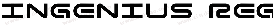 Ingenius Regular字体转换